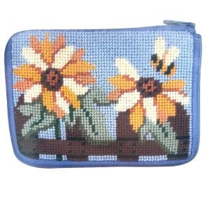 Country Sunflowers Coin Purse- Stitch & Zip