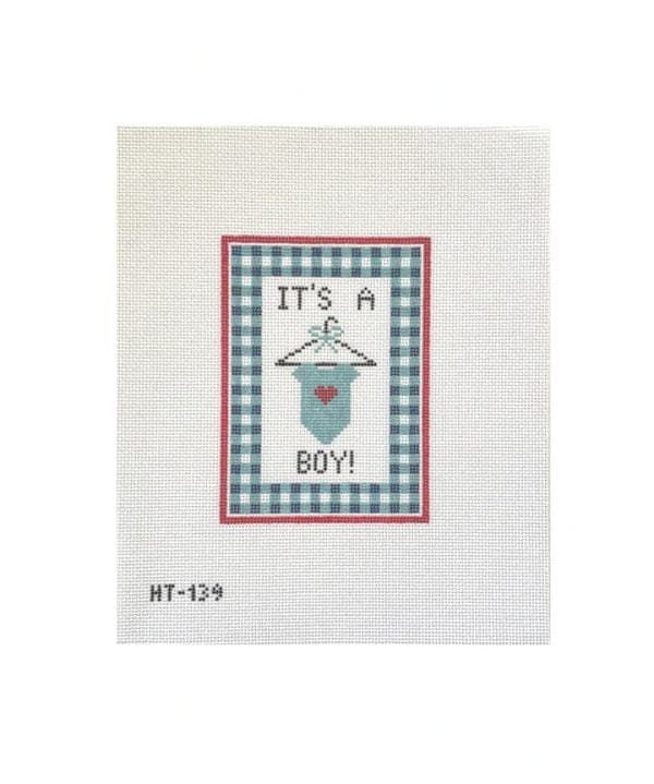 Variation #15046 of It’s a Boy! 3 1/2″ X 4 3/4″ 18 Mesh
