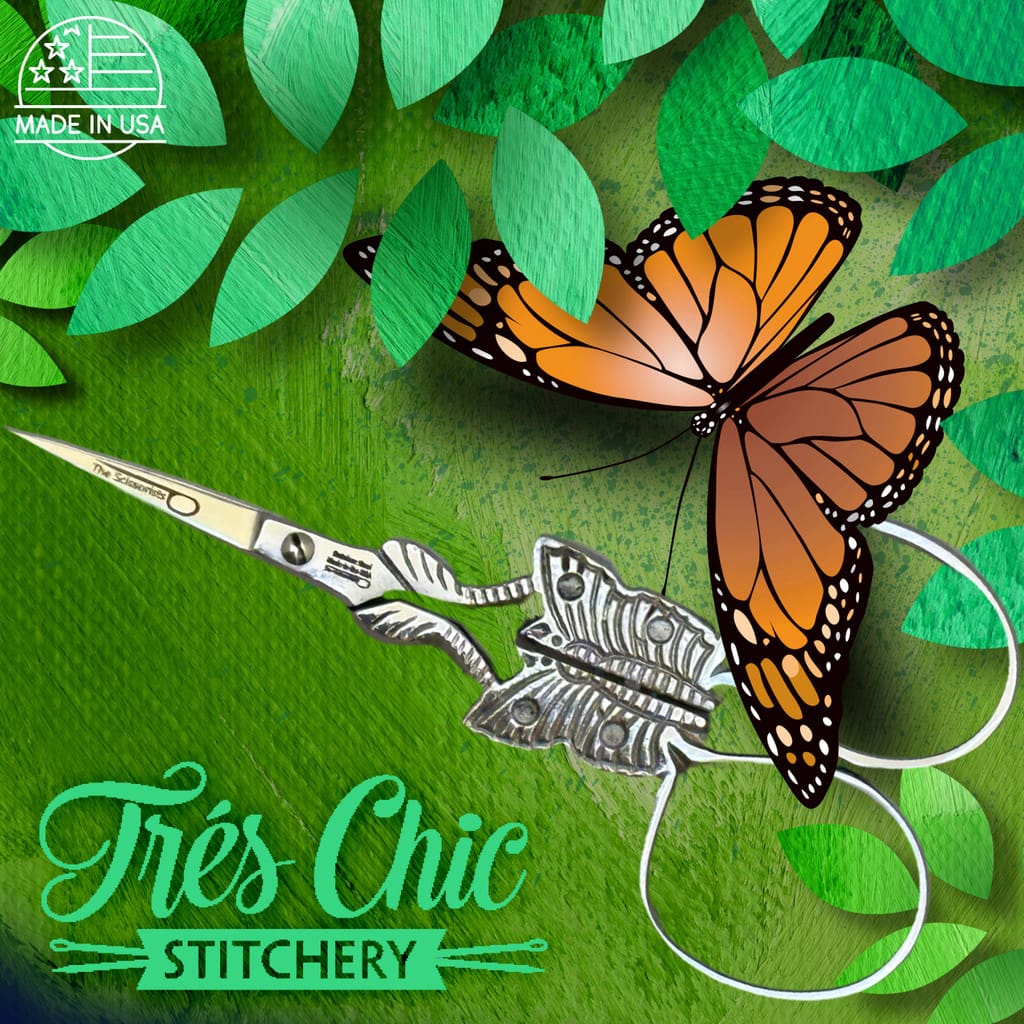 Butterfly Scissors - Stainless Finish