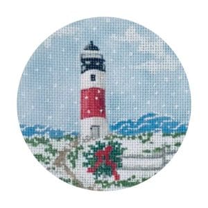 Sankaty Lighthouse Ornament-18 Mesh