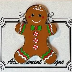 Gingerbread Man- 1 3/4" x 1 3/4"