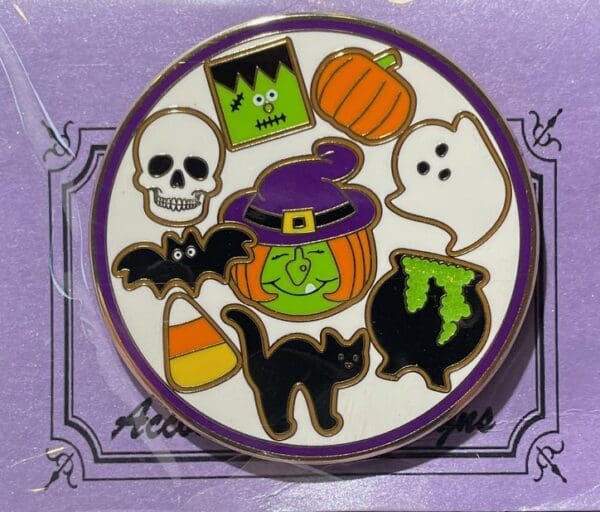Halloween Cookie Plate- 1 3/4" Round