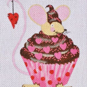 LD-31 Valentine Cupcake Mouse 4 x 5, Mesh: 18