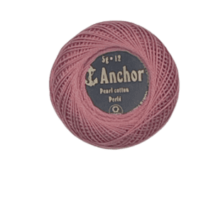 896- Dk Shell Pink-Pearl Cotton 12