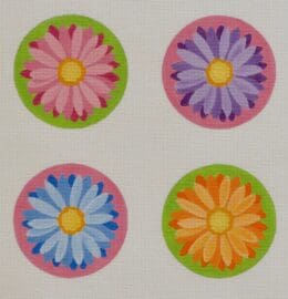 Crazy Daisy Coasters, Round-four 4 Dia-18 m
