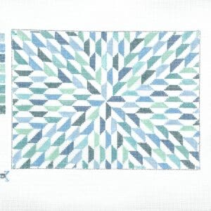 Radiating Rays-7" x 10" Square-13 Mesh