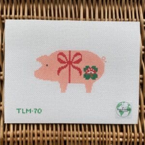 Marzipan Pig- 4.25" x 2.5"- 18 Mesh