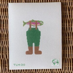 Waders-Rainbow Trout- 4.75" x 2.75"- 18 Mesh