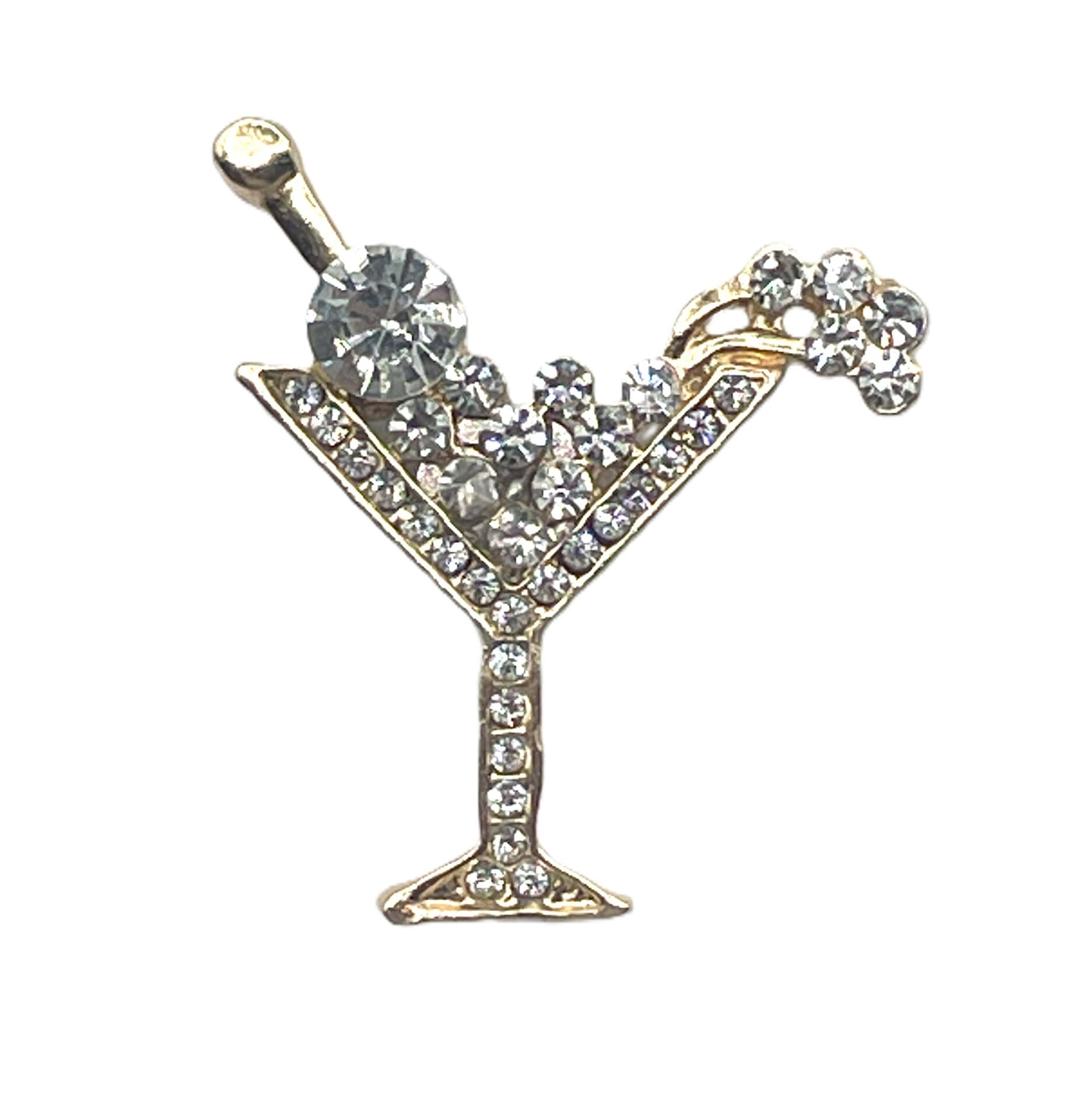 Vintage Martini Glass-1 3/8" x 1 5/8"