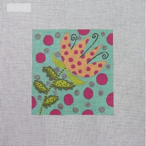 Polka Dot Tulip-5" Square- 18 Mesh